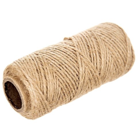 SZNUREK JUTOWY PAKOWY NATURALNY MOCNY 50 M