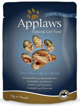 APPLAWS CAT Tuńczyk i leszcz w bulionie 70g