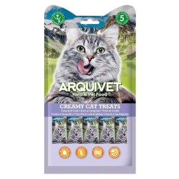 ARQUIVET Krem z tuńczykiem i krabem 5X14 g