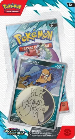 Karty Scarlet & Violet - Journey Together - Checklane Blister - Scraggy Pokemon TCG