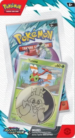 Karty Scarlet & Violet - Journey Together - Checklane Blister - Yanma Pokemon TCG
