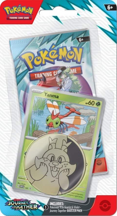 Karty Scarlet & Violet - Journey Together - Checklane Blister - Yanma Pokemon TCG