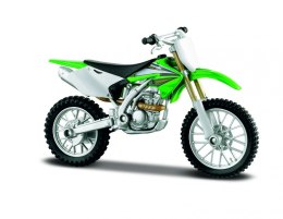 Model metalowy Kawasaki KX 250F z podstawką 1/18 Maisto