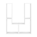 Nowoczesny regał modułowy geometryczny szafka na książki 4 półki ModernHome