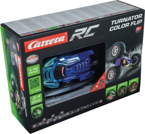 Pojazd RC Turnator Color Flip stunt car Carrera