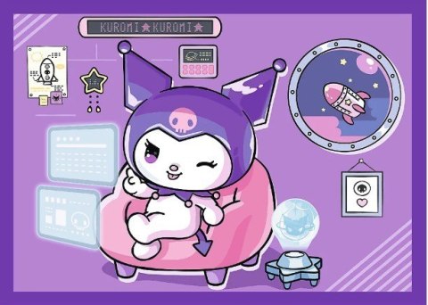 Puzzle 4w1 Dzień Kuromi Hello Kitty Trefl