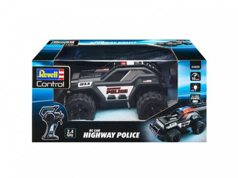 Auto zdalnie sterowane RC Car Highway Police Policja Revell RC