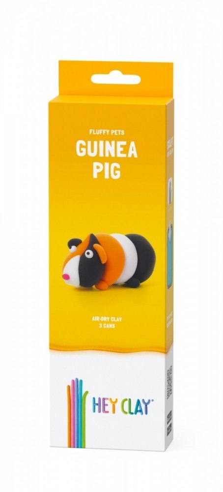 Masa plastyczna Hey Clay Figurka Puchate zwierzaki, Świnka Morska Tm Toys