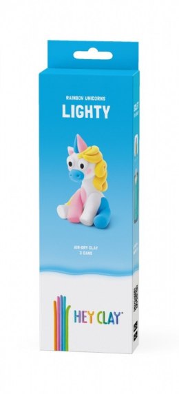 Masa plastyczna Hey Clay Jednorożce 3 pak, Lighty Tm Toys