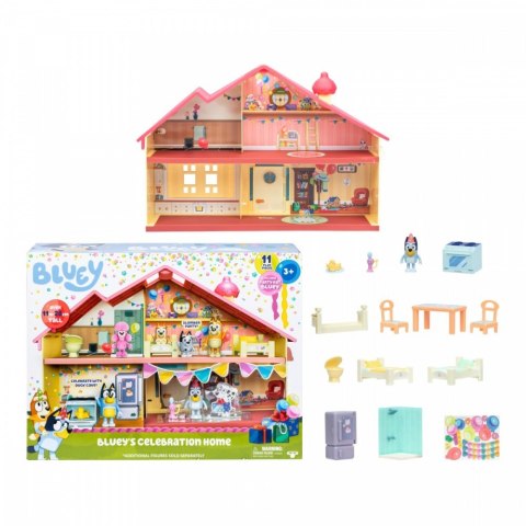 Zestaw z figurką Bluey Dom Rodzinny Celebration Tm Toys