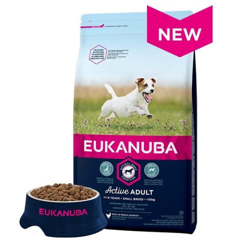 EUKANUBA Adult Small Breed 15kg (WYPRZEDAŻ)
