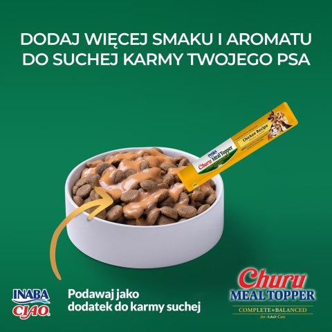 INABA DOG MEAL TOPPER CHICKEN 4x14g 56g