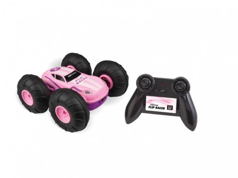 Pojazd zdalnie sterowany RC Stunt Car Flip Racer - różowy Revell RC