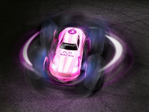 Pojazd zdalnie sterowany RC Stunt Car Flip Racer - różowy Revell RC
