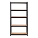Regał metalowy magazynowy 180x90x40 cm do garażu piwnicy 5 półek 875 kg ModernHome