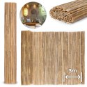 Dwustronna mata bambusowa 150x300 cm na balkon taras ogrodzenie naturalna MultiGarden