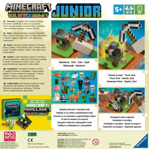Gra Minecraft Builders and Biomes Junior Ravensburger Polska