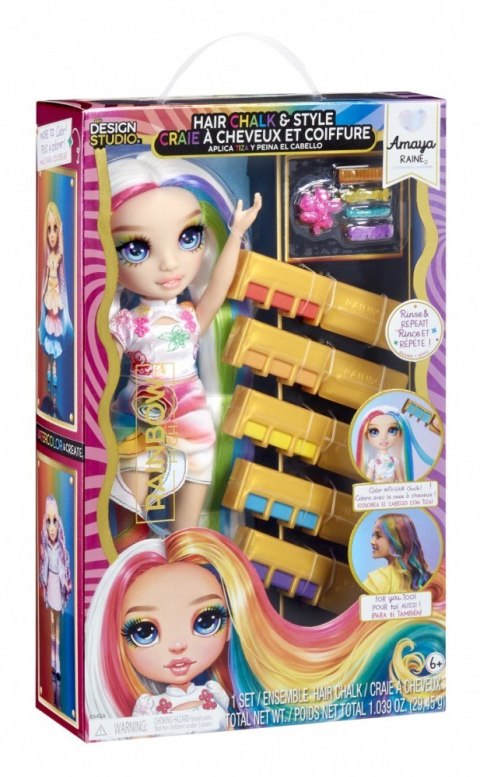 Lalka Rainbow High Hair Chalk & Style Amaya MGA