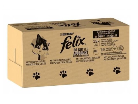 Purina Felix MIX 120x85g (WYPRZEDAŻ)