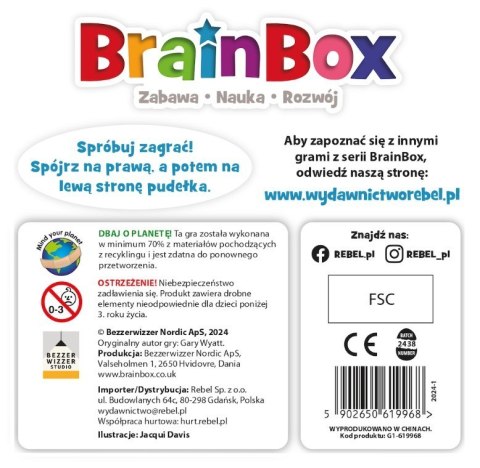 Gra BrainBox - Zwierzęta Rebel