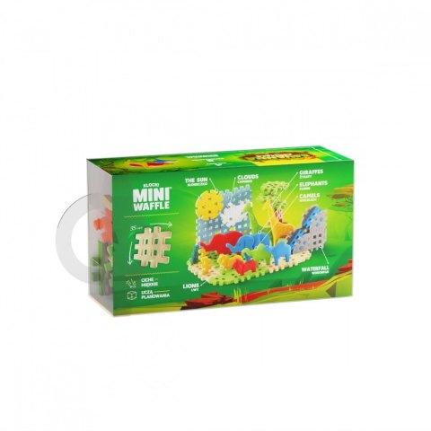 Klocki Mini Waffle - Animals Savanna 50 elementów Marioinex