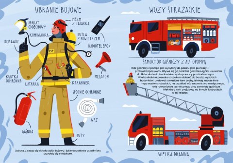 Książeczka Co robią strażacy i strażaczki Nasza księgarnia