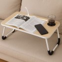 Podstawka pod laptopa składana taca 60x40 cm lampka wiatrak ModernHome
