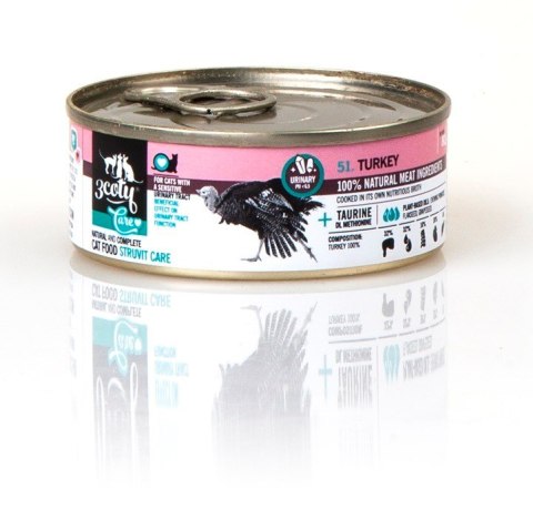 3Coty TURKEY Struvite Care for cats with sensitive urinary tract 80g