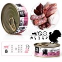 3Coty TURKEY for Adult cats 80g
