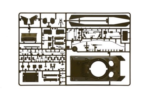 Model plastikowy M4-A1 Sherman Italeri