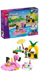 Klocki Friends 42658 Impreza na basenie z jednorożcem i flamingiem LEGO