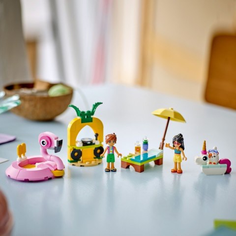 Klocki Friends 42658 Impreza na basenie z jednorożcem i flamingiem LEGO