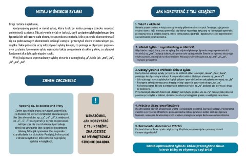 Książeczki Sylaby i słowa. Łatwa nauka czytania - zestaw 20 książek Nasza księgarnia