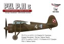 Model plastikowy PZL P-11c Wersja z bombami Mirage