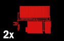 Model plastikowy Tecnokar 20 container trailer Italeri