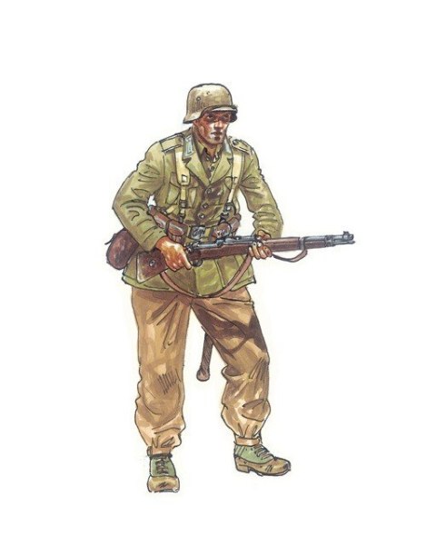 Model plastikowy WWII German Motorcycles Italeri