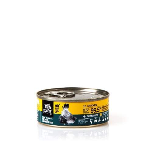 3Coty CHICKEN with Spirulina for Baby Kittens and Feeding Mother Cats 80g