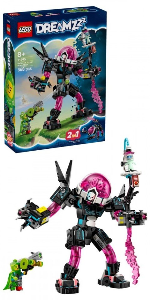 Klocki DREAMZzz 71495 Mateo kontra mech Cybermózgowca LEGO