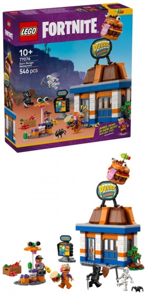 Klocki Fortnite 77076 Restauracja Durrr Burgerownia LEGO