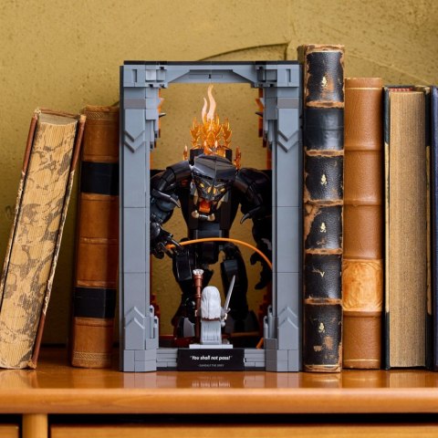 Klocki Icons 10367 Władca pierścieni: Book nook z Balrogiem LEGO