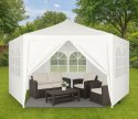 Namiot pawilon ogrodowy handlowy 2x2x2 m z oknami biały MultiGarden