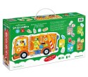 Puzzle Moto - Śmieciarka 26 elementów CzuCzu