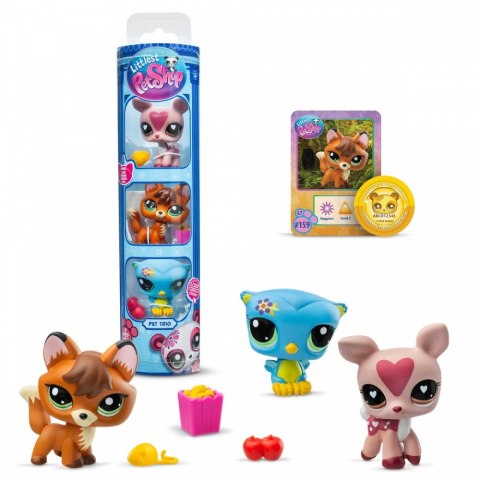 Zestaw figurek Littlest Pet Shop G7 S3 Pet Trios Tuba 3-pak Tm Toys