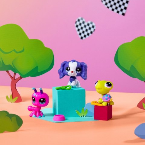 Zestaw figurek Littlest Pet Shop G7 S3 Pet Trios Tuba 3-pak Tm Toys