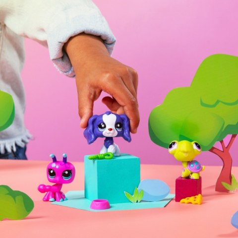 Zestaw figurek Littlest Pet Shop G7 S3 Pet Trios Tuba 3-pak Tm Toys