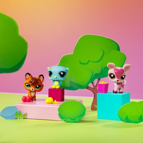Zestaw figurek Littlest Pet Shop G7 S3 Pet Trios Tuba 3-pak Tm Toys