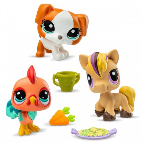 Zestaw figurek Littlest Pet Shop G7 S3 Pet Trios Tuba 3-pak Tm Toys