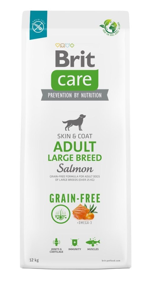 Brit Care Grain-free Adult Salmon 12kg Large Breed (WYPRZEDAŻ)