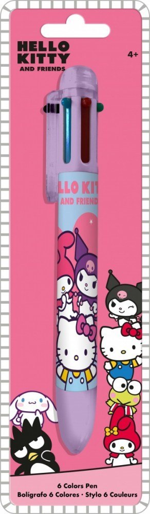 Długopis 6 kolorów Hello Kitty Kids Euroswan