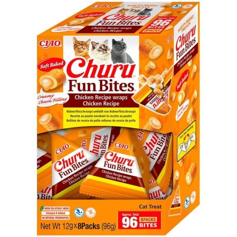 INABA CAT FUN BITES CHICKEN RECPIE 8x12g (96g)